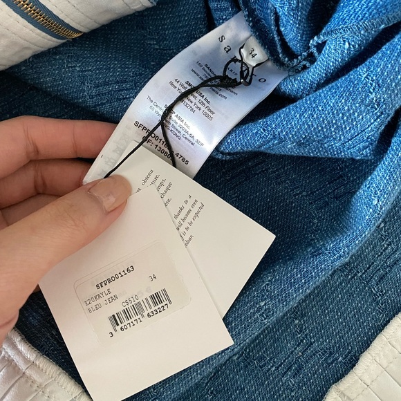 Sandro denim mini dress - Picture 7 of 11